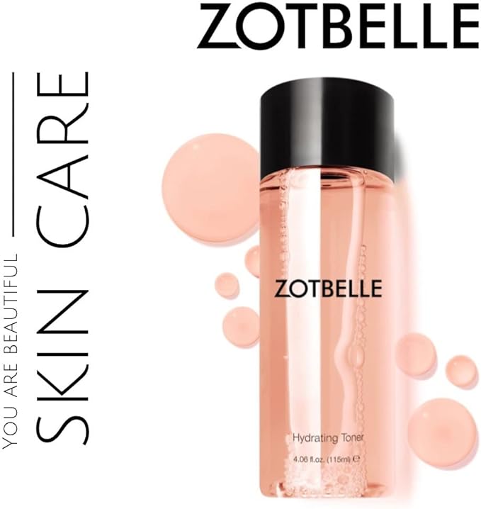 ZOTBELLE Hydrating Toner Softens, Soothes, Conditions, Refines, Nourishes, Stimulates Cell Renewal and Removes Residual Impurities as it Tones.