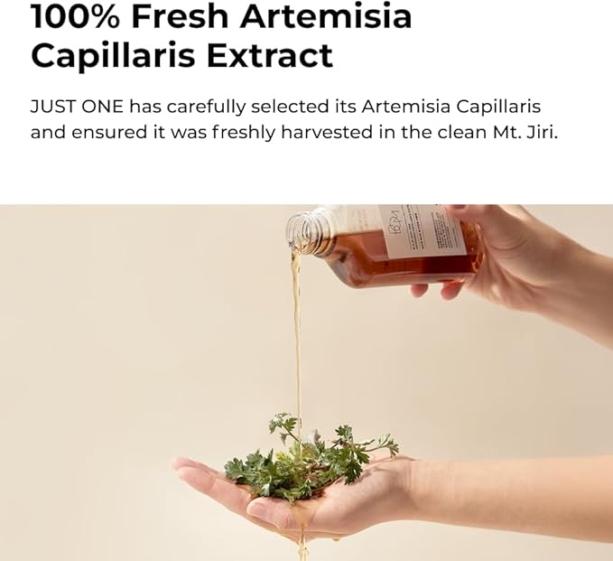 BOM Cosmetics Just One Artemisia Capillaris Extract 5.07 Fl. Oz, Facial Toner with 100% Herbal Extract, Soothes Redness, Strengthens Skin, Purifies & Nourishes, Vegan, Korean Skincare