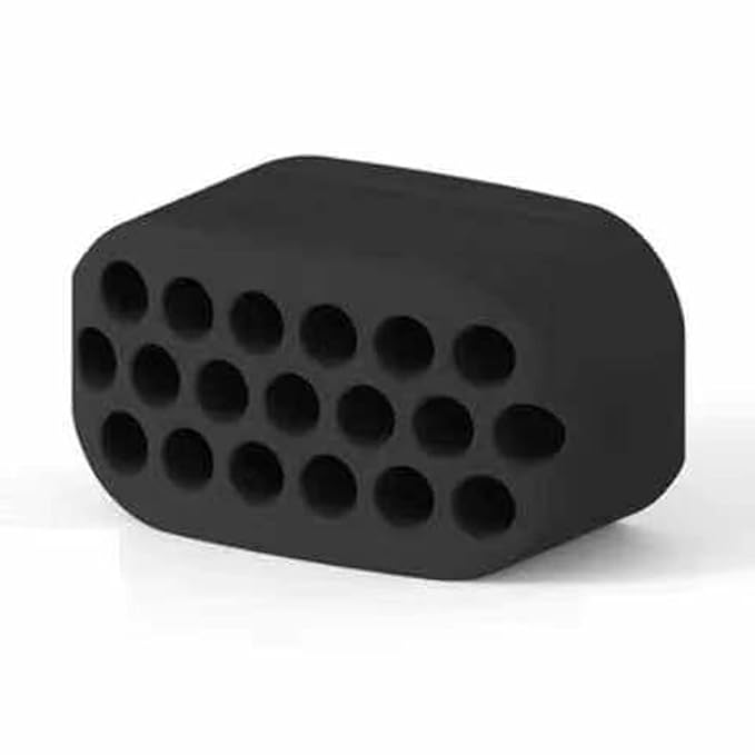 Yinhing Jaw Exerciser Facial Toner Define Fitness Balls for Double Chin Slimming Face Neck Toning Black Silicone 3PCS