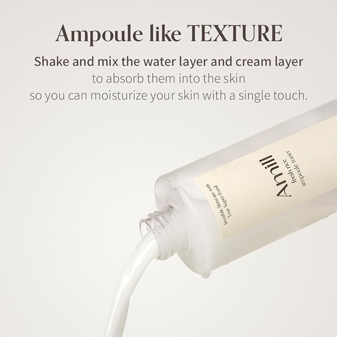 Amill Fresh Rice Ampoule Toner (200ml) - Hydrating & Soothing Vegan Face Toner