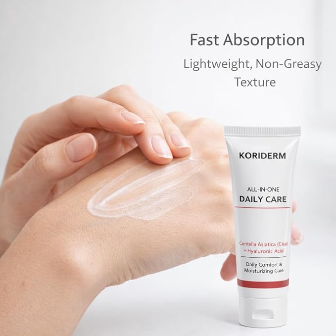 Face Cream Moisturizer 2 Pack- All-In-One Daily Facial Lotion with Centella Asiatica, Collagen & Hyaluronic Acid - Hydrates, Firms & Reduces Wrinkles - Nourishing Skin Care for All Skin Types 2P