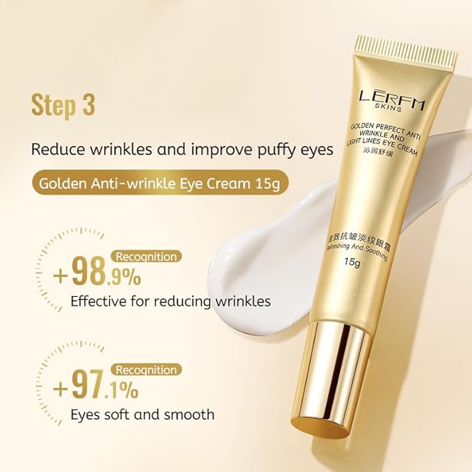 Premium Anti-Aging 7-Piece Skincare Set - Korean Skin Care Set with Face Cleanser,Toner, Serum, Eye Cream & Face Cream,CC Cream - Hydration, Firm Skin,Skincare Gifts for Women Teen Girls