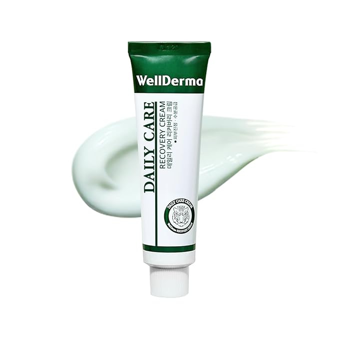 WELLDERMA Daily Care Recovery Cream, 30mL / 1.01 fl.oz – Hydrating & Calming Face Cream with Centella Asiatica, Tea Tree & Panthenol