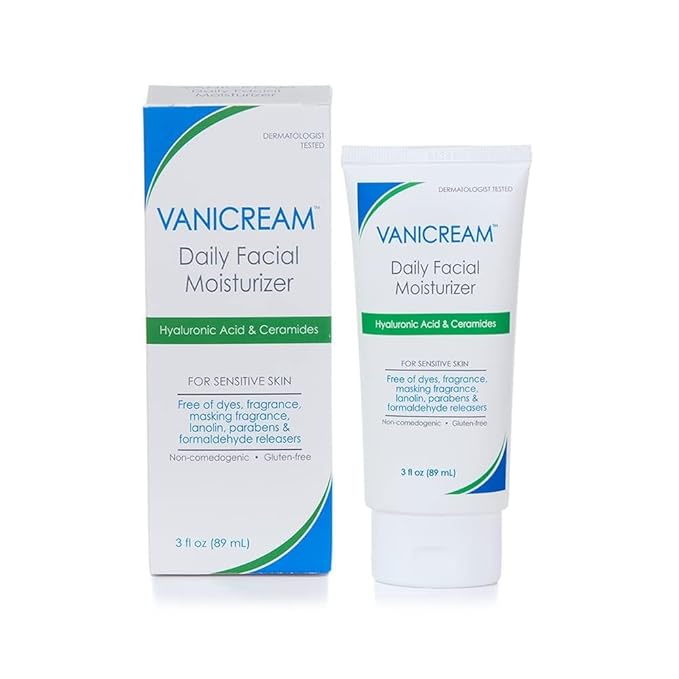 Vanicream Daily Facial Moisturizer ; Formulated Without Common Irritants for Those with Sensitive Skin ;; 3 fl oz.