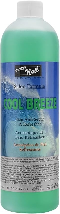 PRONAIL - Cool Breeze Astringent - Refreshing and Toning - 16Oz
