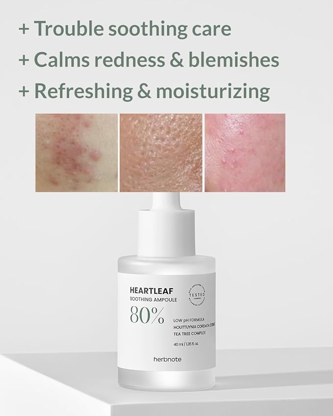 Heartleaf Soothing Moisture Ampoule & Heartleaf Soothing Moisture Toner Bundle