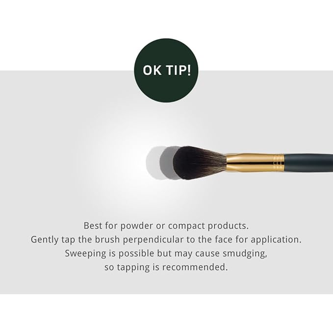 SOO ADOR okhee Face Powder Brush PIV04 – Fluffy Tool for Seamless Powder Application & Blending | Designed by K-Pop Beauty Artist Seo Ok