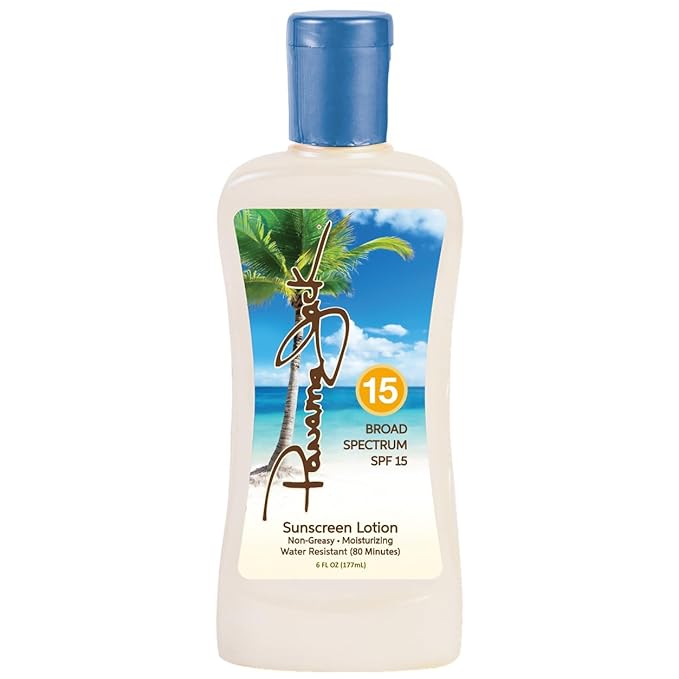 Panama Jack Sunscreen Suntan Lotion - SPF 15, Broad Spectrum UVA/UVB Protection, PABA, Paraben, Gluten & Cruelty Free, 6 FL OZ (Pack of 12)