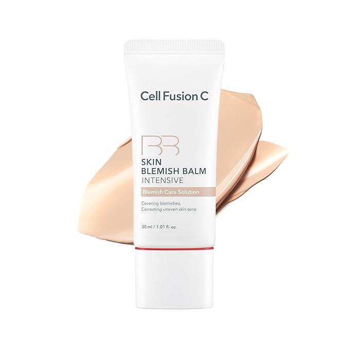 Cell Fusion C Skin Blemish Balm No.21 Natural Light - Light, SPF-Free, Skincare-Enriched BB Cream, 24h Natural Coverage, Tinted Moisturizer, Korean Makeup, 1.01 fl.oz.
