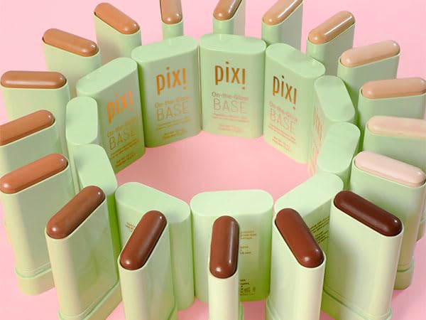 Pixi Beauty On-the-Glow Base| Tinted Moisturizer Foundation Stick | Cream: Fair/light, neutral shade| 0.6 oz / 19g