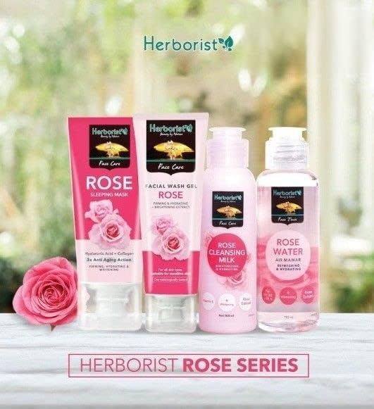 Herborist Rose Series Face Toner Rose Water Air Mawar 100ml (Pack of 1)