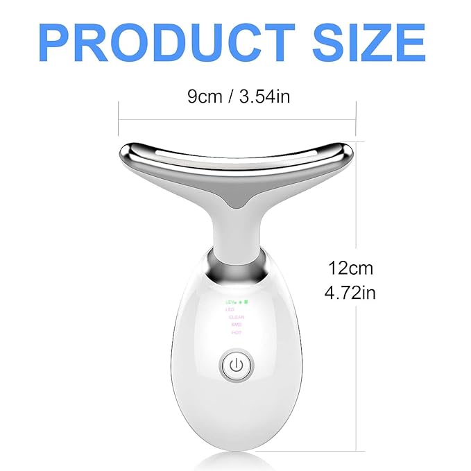 3-Color Light Therapy Facial Sculpting Tool – For Refreshed-Looking Skin & Jawline Care – Daily Beauty Ritual Device – Rechargeable Face Massager for Women