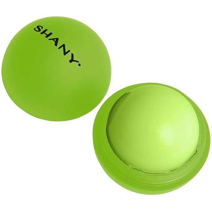 SHANY Lip Balm Sphere - Nourishing Hydrating Lip Balm Lip Care Infused with Shea Butter and Moisturizing Oils to Soothe and Repair Dry and Cracked Lips - Green