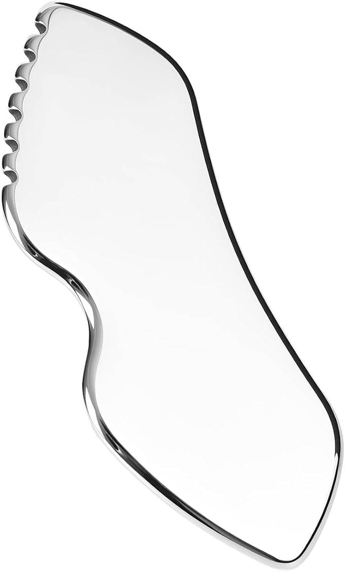 Gua Sha Facial Tools, Upgrade Stainless Steel Gua-sha, Guasha Tool for Face and Body Treatment, Muscle Tension and Puffiness Relief for Guasha Tool, Skin Care Gifts for Women