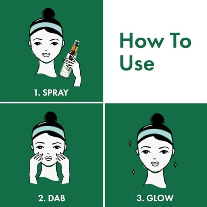 Good Vibes Oil Control Face Toner with Green Tea | Facial Mist Spray for Oily & Acne-Prone Skin | Tightens Pores, Refreshes & Purifies Skin | Alcohol-Free & No Parabens | 4.06 Fl Oz (120ml)