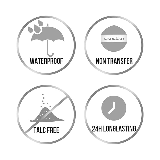 CARSLAN 1.0 Soft Focus Loose Setting Powder, Waterproof, Matte, Oil Control, Shine Free, Talc-Free Face Powder Makeup, 24H Longwear Finishing Powder, 02 Translucent For Oily