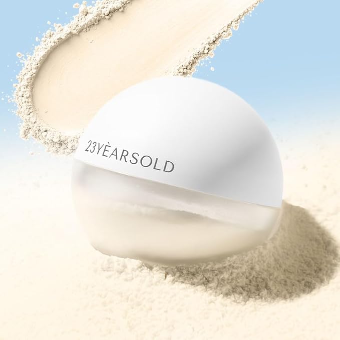 [23YEARSOLD] Derma Thin Zero Sebum Powder (Beige) – Sensitive-Skin Friendly Oil-Control Setting Powder, Lightweight Pore-Blurring Formula for a Smooth, Long-Lasting Matte Finish, 1.4 oz