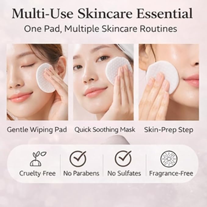 INTERMISSION Rest-Up Serum Pads – Gentle Daily Calming Facial Pads with Niacinamide & Centella, Lightweight Hydration for Sensitive Skin, Multi-Use Toner Pads for Face, 60 Pads