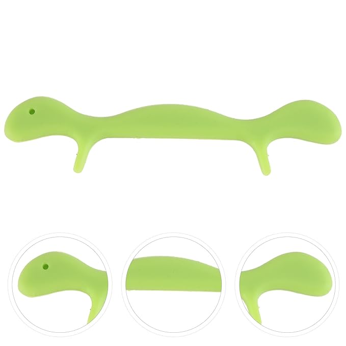 Silicone Lip Trainer and Mouth Tightener for Expression Correction, Face Exerciser for Stutter and Pronunciation Practice, Green Slimming Facial Muscle Toner for Adults