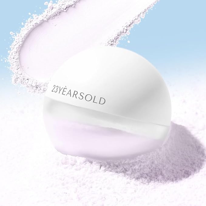 [23YEARSOLD] Derma Thin Zero Sebum Powder (Lavender) – Sensitive-Skin Friendly Oil-Control Setting Powder, Lightweight Pore-Blurring Formula for a Smooth, Long-Lasting Matte Finish, 1.4 oz