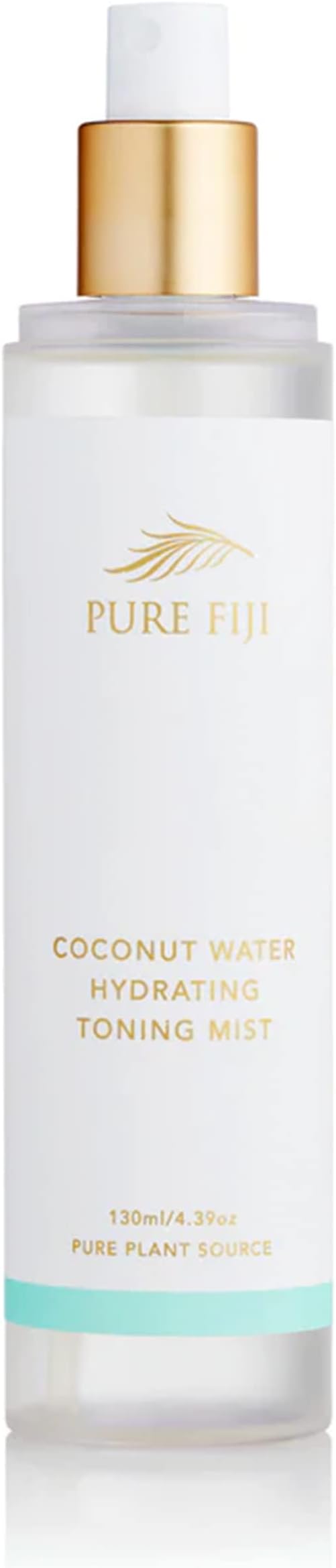 Pure Fiji Coconut Water Hydrating Toning Mist Refreshes, Soothes & Invigorates Skin, Face Mist Hydrating Spray Cruelty-Free for All Skin Types, 4.39 Oz