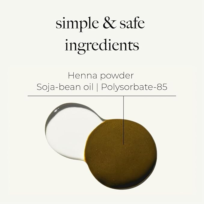 Natural Henna Hair Dye | Covers Gray/White Hair Only | PPD-Free Gray Coverage, Quick Application Liquid Formula, Synthetic Dye-Free, Nourishing Oil + Color Set, Made in Korea