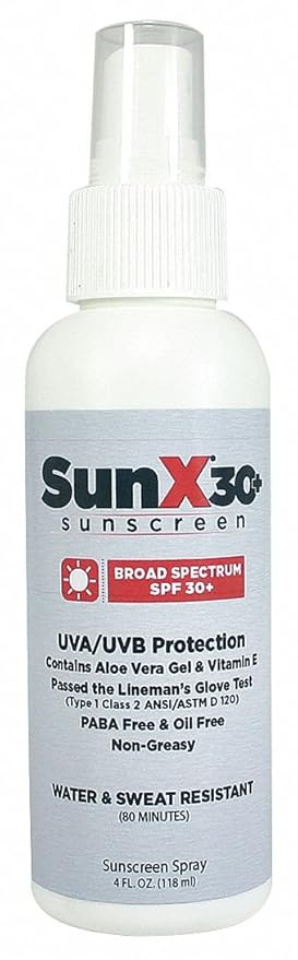 Sunscreen, Spray Bottle, 4 oz.