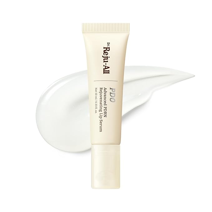 Dr. Reju-All Advanced PDRN Rejuvenating Lip Serum – Hydrating Lip Balm with Lipozip PDRN for Glowy, Dewy Lips – Gentle Exfoliating & Smoothing Lip Moisturizer – Hibiscus & Lactic Acid – 0.3 Fl Oz