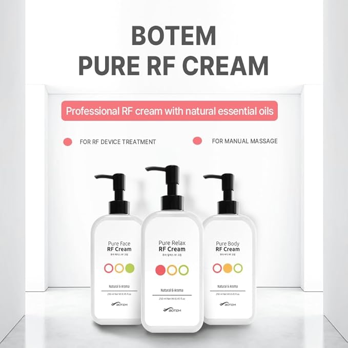 Pure Face RF Cream – Conductive Hydrating Cream for RF Massage, Professional-Inspired Skincare, 250ml | Made in Korea