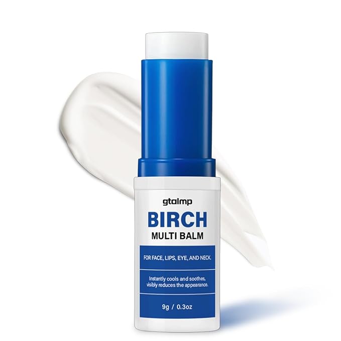 Birch Juice Multi Balm Stick,All-in-One Skin Care Stick for Lips,Face & Under Eyes,Hydrating Travel-Friendly Moisturizer,Helps Smooth Appearance of Fine Lines for a Refreshed Look (1, 0.3oz)