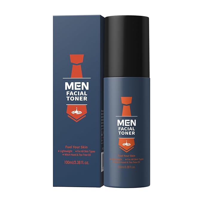 Moily Men’s Refreshing Facial Toner, 100ml Hydrating & Oil Control Formula for Daily Skin Care, Cooling Face Moisturizer for Post-shave Or Cleansing Blue One Size
