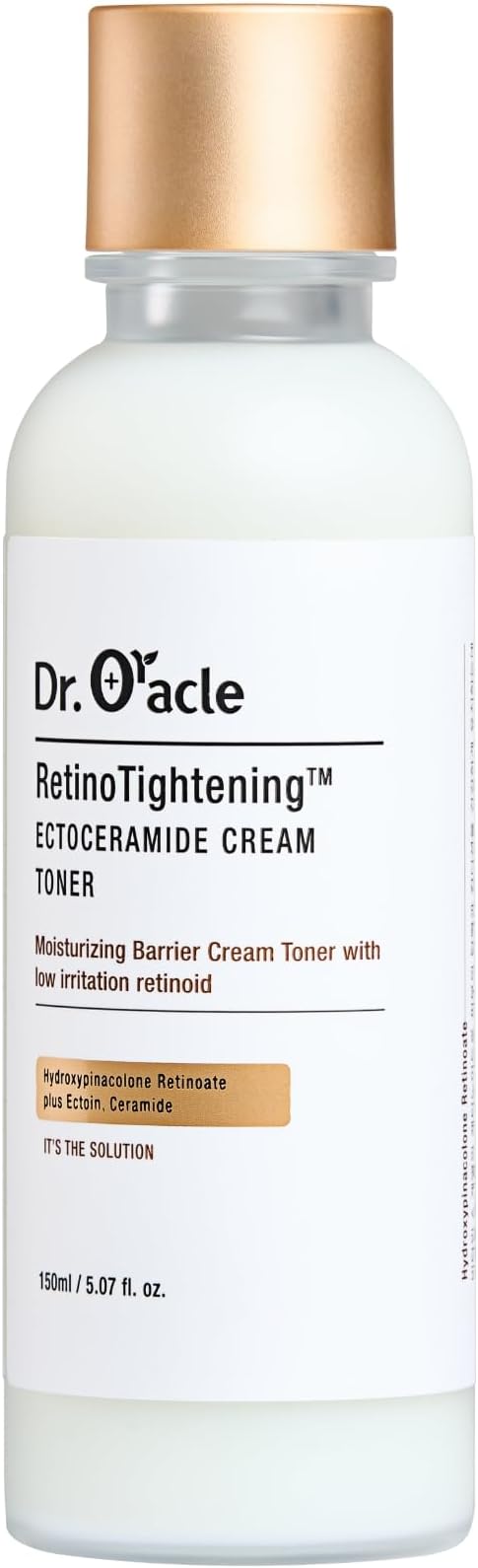 DR.ORACLE RetinoTightening Cream Toner – Hydrating Milky Facial Toner with HPR Retinoid, Niacinamide, Ectoin, Alcohol-Free, Fragrance-Free