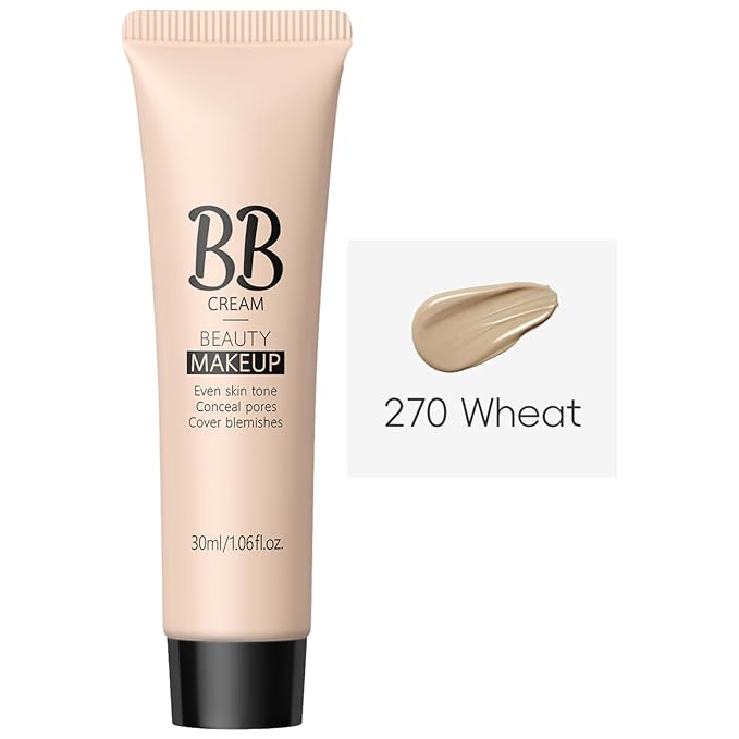 Aislor Tinted Moisturizer BB Cream Natural Finish Foundation for Women Multi Purpose Makeup Provides Hydration and Smooth Skin Oil Free Lightweight Feel Wheat One Size
