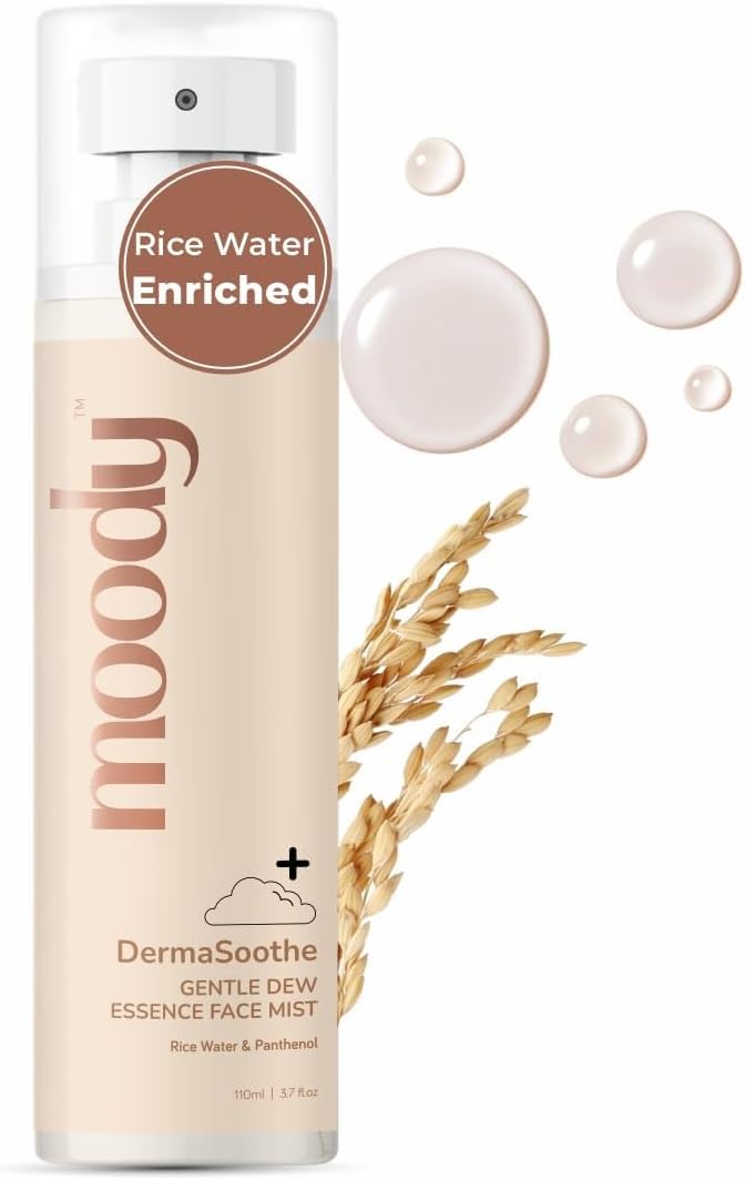 Brighening Face Mist & Essence Toner with Rice & Ceramides |Strenghten Skin Barrier | for Clear, Glass Korean Skin, Bright & Hydrated Skin | Alcohol-Free Toner |100% Vegan | 110ml