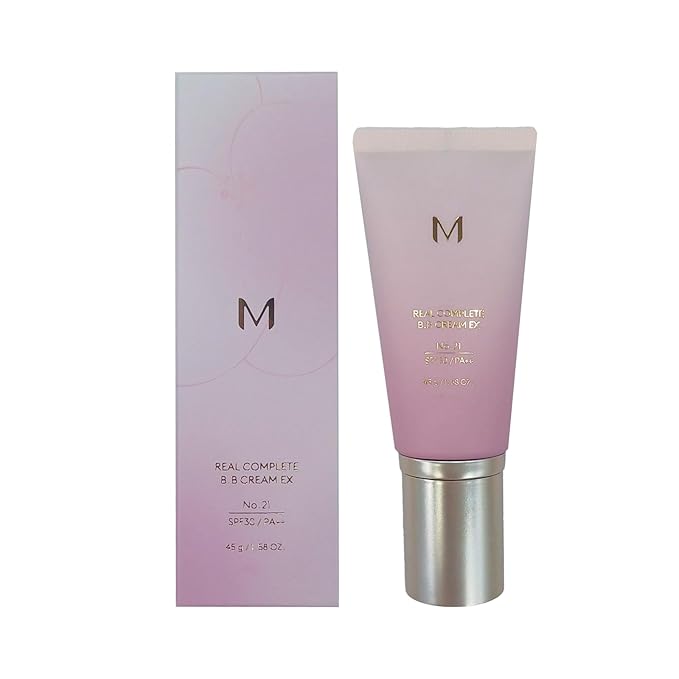 Long-Lasting, Hydrating, and lightness Coverage for m.i.s.s.h.a M 시그니처 Real Complete BB Cream EX, 1.58fl.oz. (No.21, bright beige)