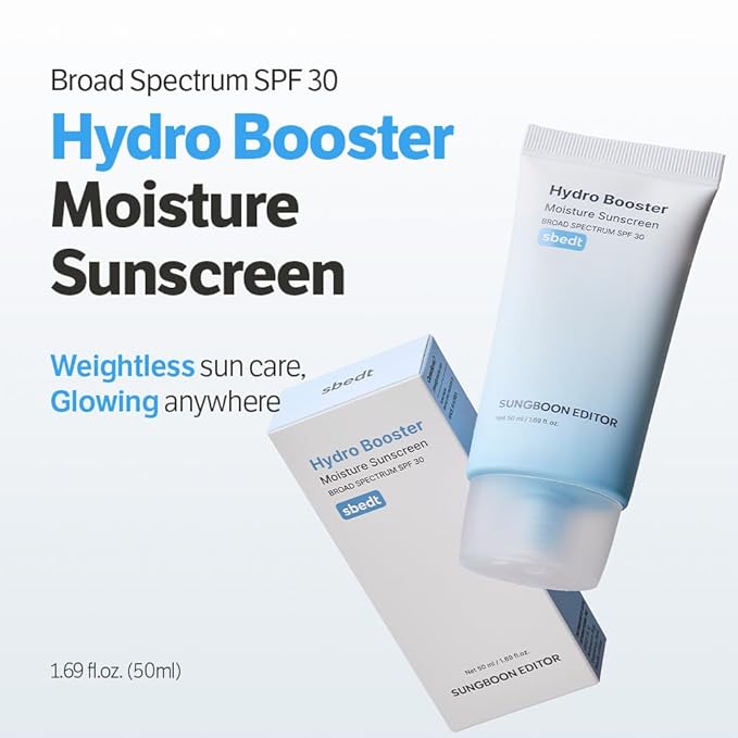 SUNGBOON EDITOR Deep Collagen Hydrating Duo: Deep Collagen Power Boosting Cream In Serum & Hydro Booster Moisture Sunscreen, Volufiline Serum, face sunscreen, Korean Skin Care