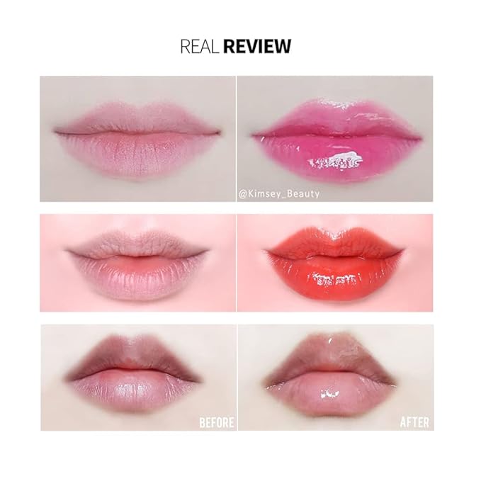 keybo Lip Plumper Dotom Lip Plus 16 Colors, 3 Steps Extreme Plumping Clear Lip Gloss by Essence Lip Care Oil & 16 Color Tints from Korean Makeup (09. Winter Berry)