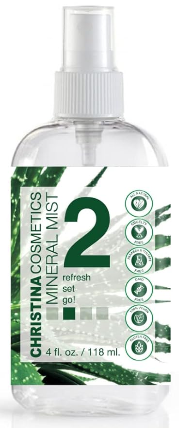 Christina Cosmetics 3-Step Organic Anti-Aging Skin Care Set – Cleanser, Toner & Moisturizer – Hydrating, Clean Beauty, Plant-Based, Sulfate & Paraben-Free