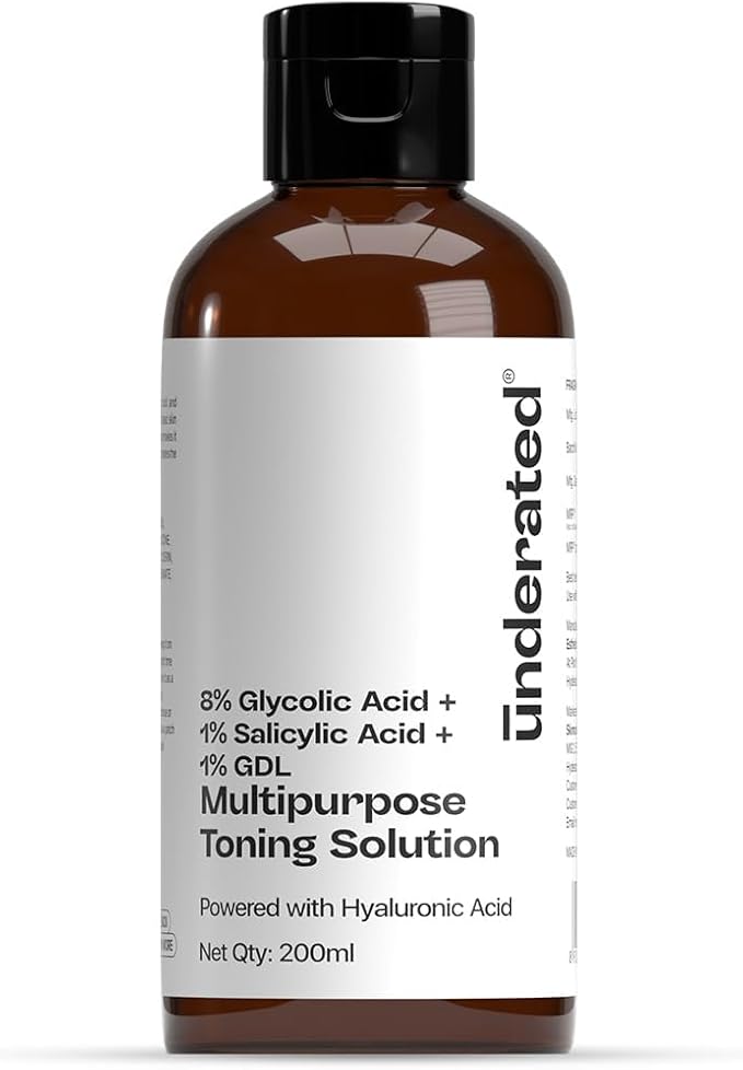 Multipurpose Toning Solution Powered with 8% Glycolic Acid, 1% Salicylic Acid & 1% GDL | 200ml|Liquid