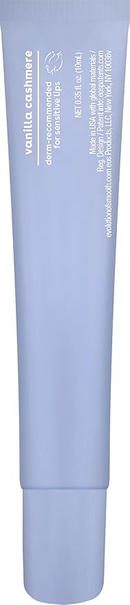 eos Cashmere Lip Butter - Vanilla Cashmere, Plumping Peptides, Smoothing, eos Lip Butter, Shea Butter, Lip Mask & Moisturizer, Soft, 0.35 fl oz (Pack of 2)