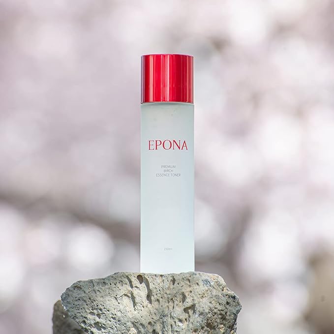 Epona Facial Toner, Premium Birch Essence Toner Birch 83%, 150 ml Hypoallergenic Sensitive face Toner to Cleanse, Recondition and Purify Skin, Non-Comedogenic, Quick-Absorbing