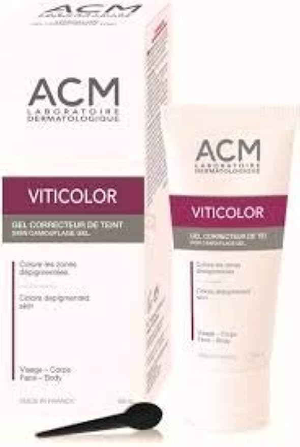 VITICOLOR ACM Laboratoire Dermatologique DURABLE SKIN CAMOUFLAGE GEL (50mL)