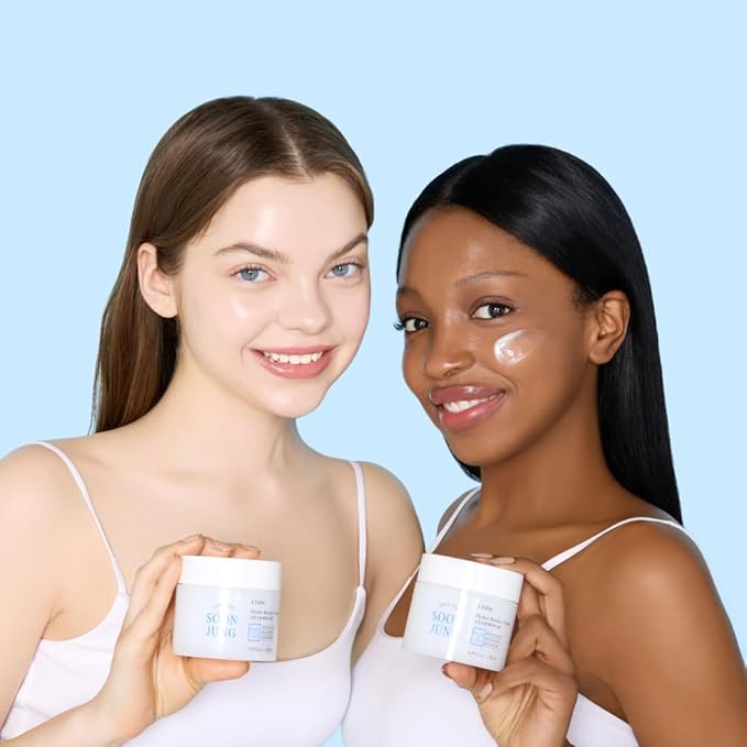ETUDE SoonJung Hydro Barrier Cream | 92.5% Moisturizing Ingredients, Gel Formula for Soothing, pH Balanced Moisturizer for Hydrating, Panthenol, Madecassoside, Non-comedogenic, 4.39 Fl Oz (Jar Type)