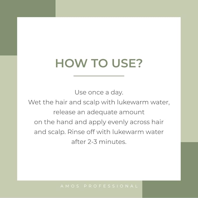 AMOS PROFESSIONAL Korean Green Tea Nourishing Hair Mask 8.45 oz (250ml) | Deep Conditioning Treatment for Hair Growth and Moisture