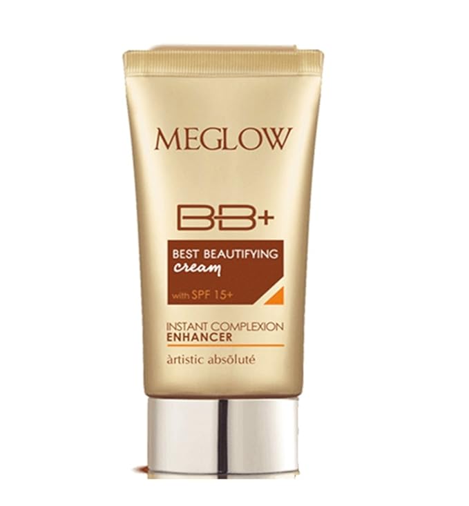 MEGLOW BB+ CREAM With SPF 15 for Women, 30g