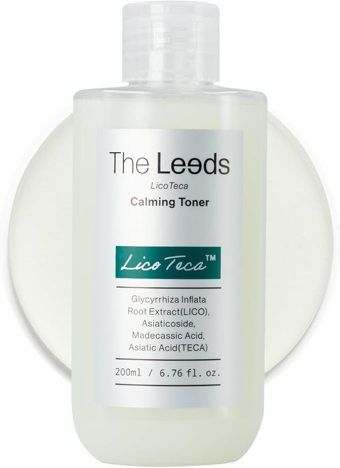 The Leeds LicoTeca Calming Toner 200ml (6.76 fl. oz.) | Strengthening & Soothing Face Toner for Dewy, Healthy Skin | PDRN, Niacinamide, Fragrance-Free | Hydrating, Gentle Korean Skincare