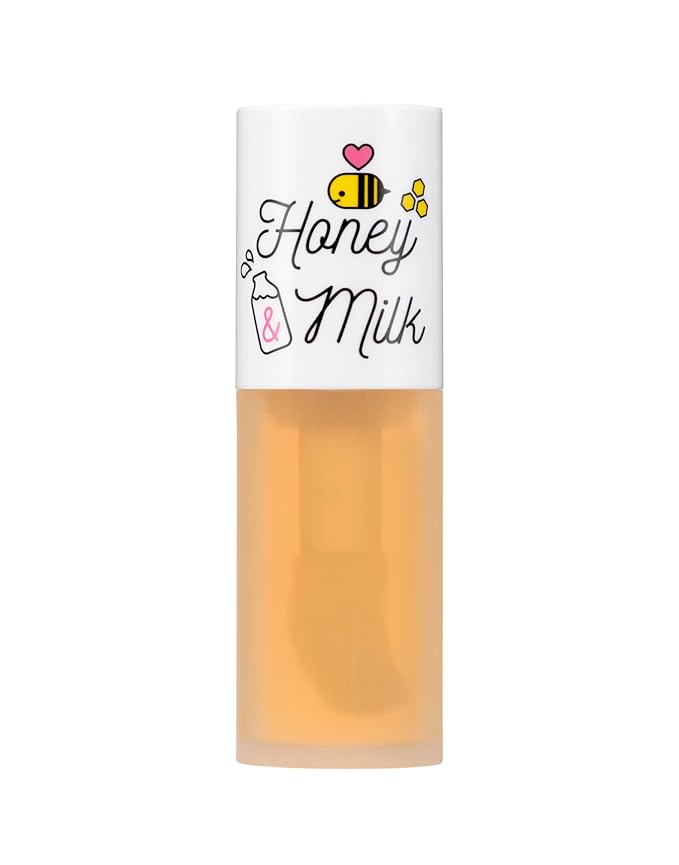 A'PIEU Honey & Milk Lip Oil I Korean Lip Oil, Long-Lasting Moisture, Nourishing Extracts, Smooth Finish, Lightweight