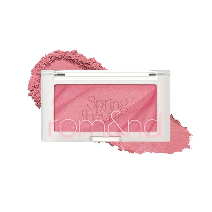 rom&nd BETTER THAN CHEEK S02 LYCHEE CHIP - Soft Nude Blurring Matte Blush for Natural Radiant Flush & All-Day Wear