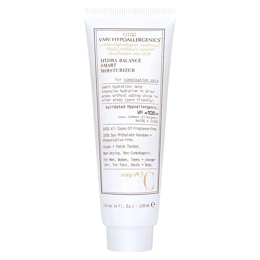 VMV Hypoallergenics Superskin Hydra Balance Smart Moisturiser for Combination Skin, 4 Fluid Ounce