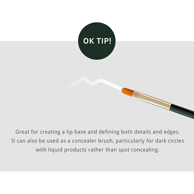 [SOO ADOR] okhee Lip Brush YIP01 - Perfect for Precise Lipstick Application and Seamless Blending | Created by K-Pop Makeup Artist Seo Ok | Makeup Brush Lip Brush